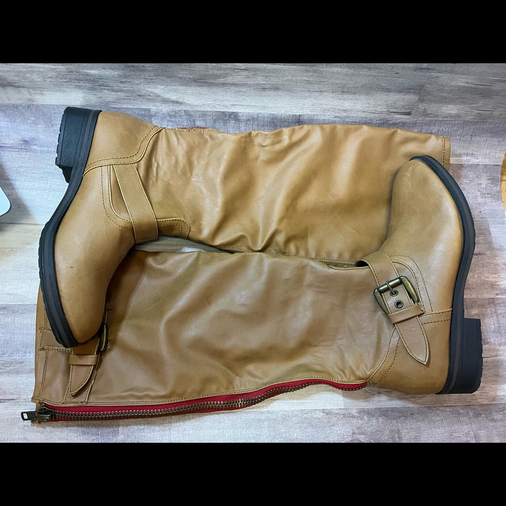 JustFab Knee High Riding Boots